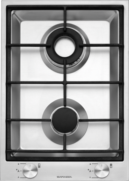 Barazza Ankastre Paslanmaz Çelik 36 cm Ocak 1 Vog X 1 Göz Gaz 1PBF2 - 1