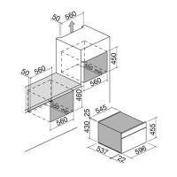 Barazza Icon Glass Ankastre Kombi Mikrodalga Fırın 60 cm 1FEVGMC - 2
