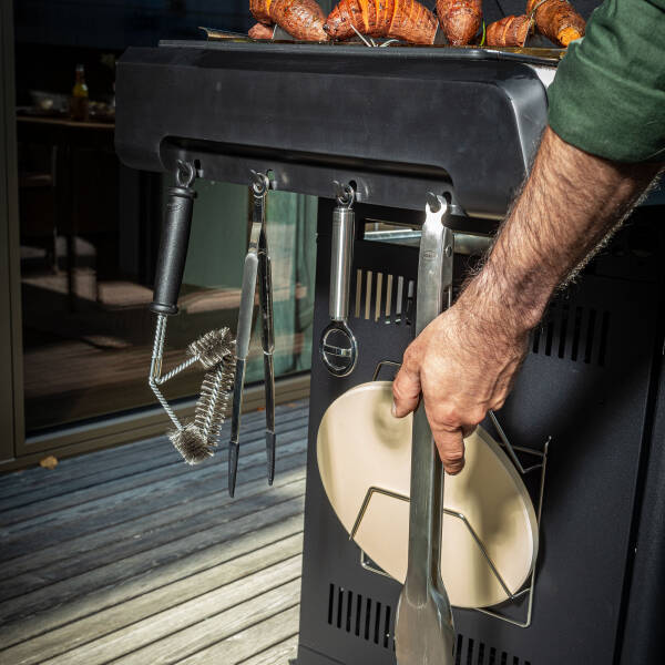 Rösle Allflame Peer 3 Gazlı Siyah Barbekü İstasyonu 25055 - 6