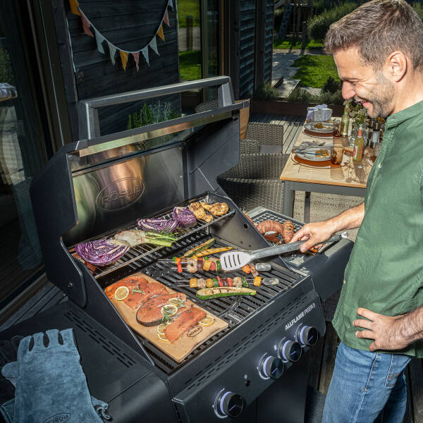 Rösle Allflame Peer 3 Gazlı Siyah Barbekü İstasyonu 25055 - 8