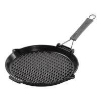 Staub Slikon Saplı Döküm Izgara Tava 28 cm - Staub